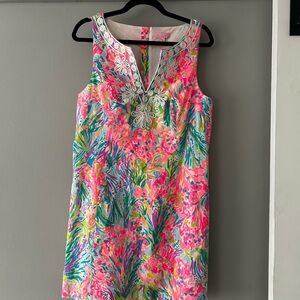 Lilly Pulitzer Floral Sleeveless Dress - Gabby Shift Dress